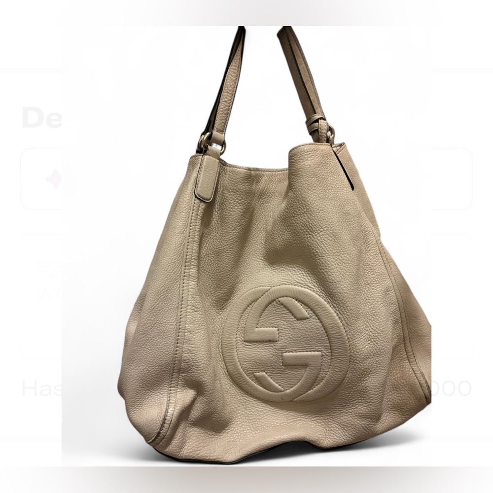 Gucci Pebbled Calfskin Soho Shoulder Bag